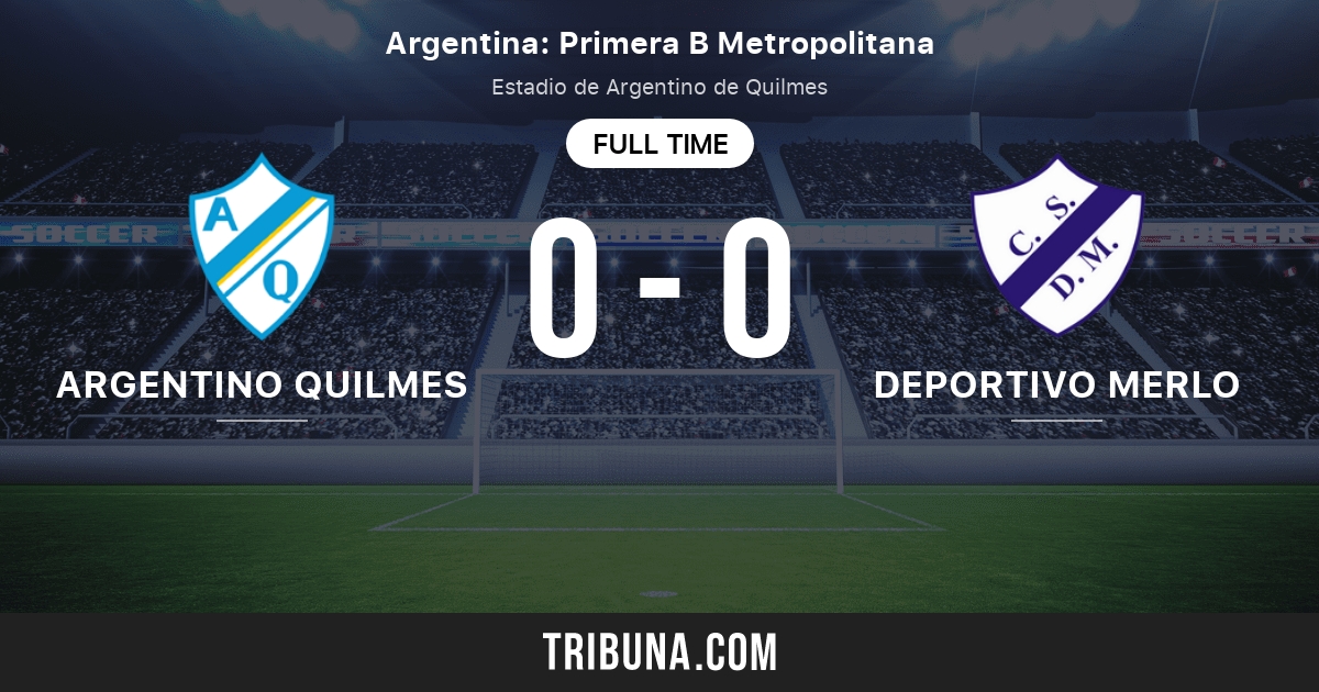 Deportivo Merlo Reserves vs Argentino Quilmes Reserves» Predictions, Odds,  Live Score & Stats