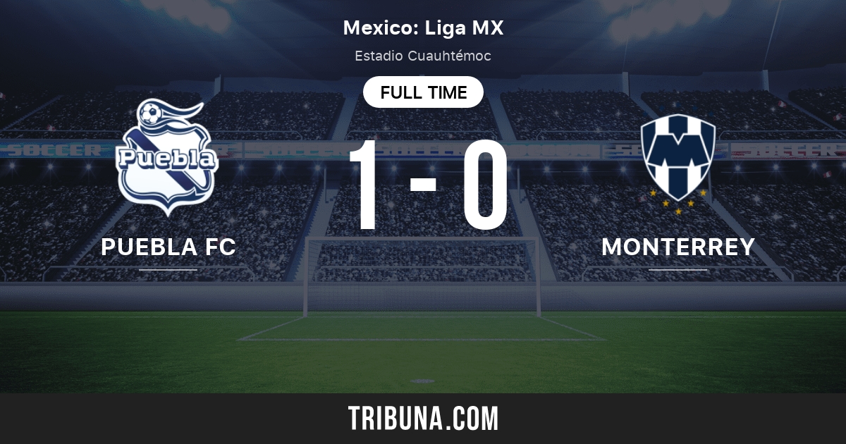 Puebla FC vs CF Monterrey Live Score, Stream and H2H results 2/19/2022