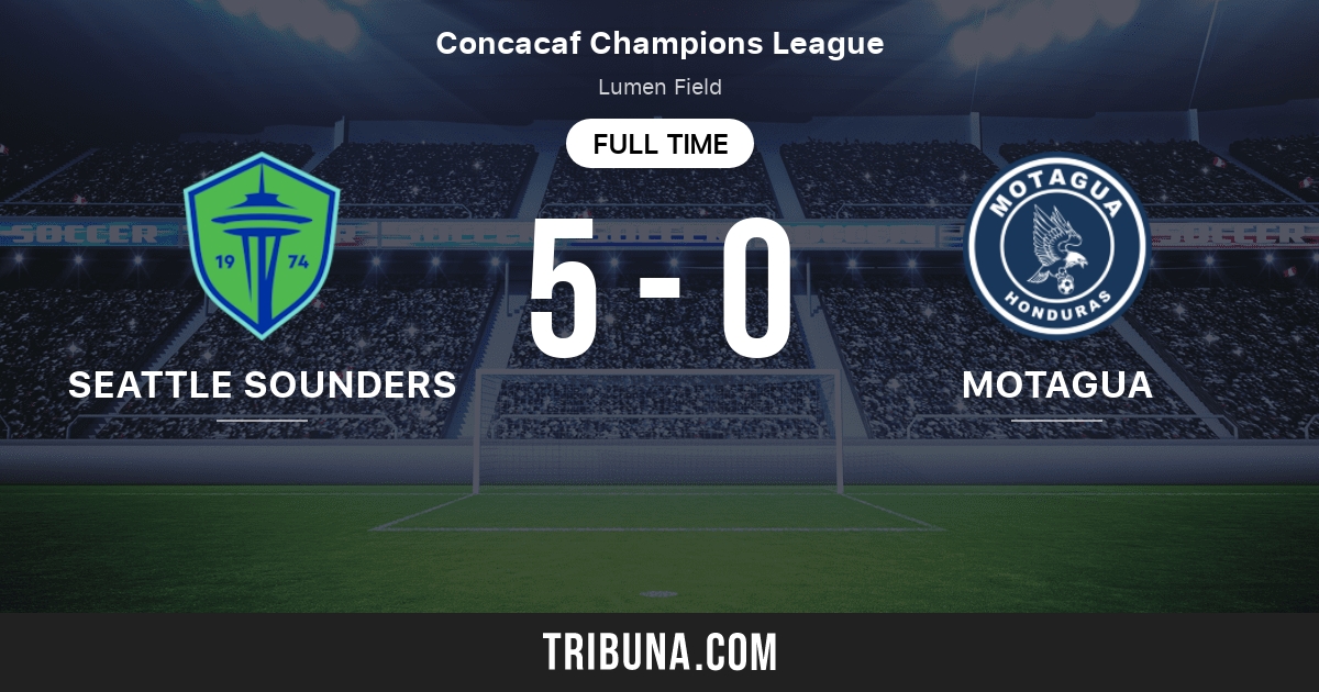Seattle Sounders vs Motagua Standings in Concacaf