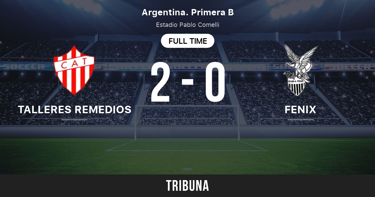 Fénix vs Talleres Remedios Live Match Statistics and Score Result for  Argentina Primera C 