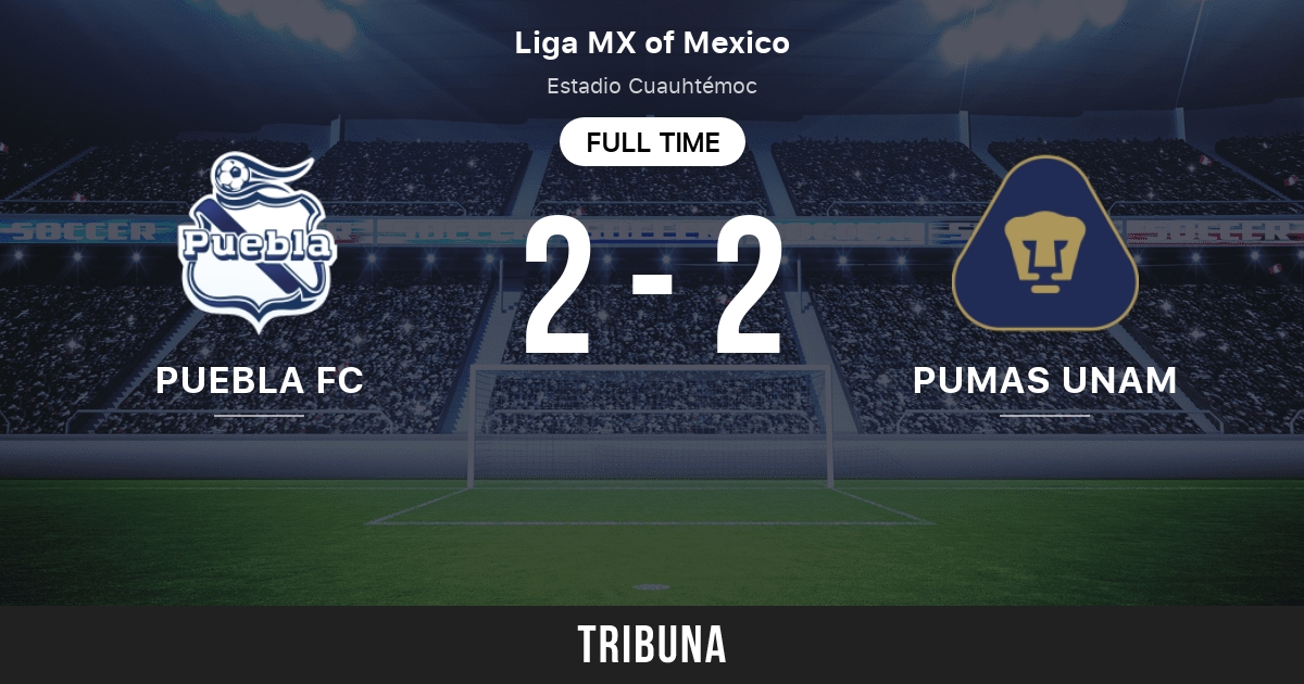 Pumas UNAM vs Puebla FC: Marcador en vivo, Retransmisión y enfrentamientos  directos 3/5/2023. Previsualizar partido Pumas UNAM vs Puebla FC, equipo,  hora de comienzo. Tribuna.com