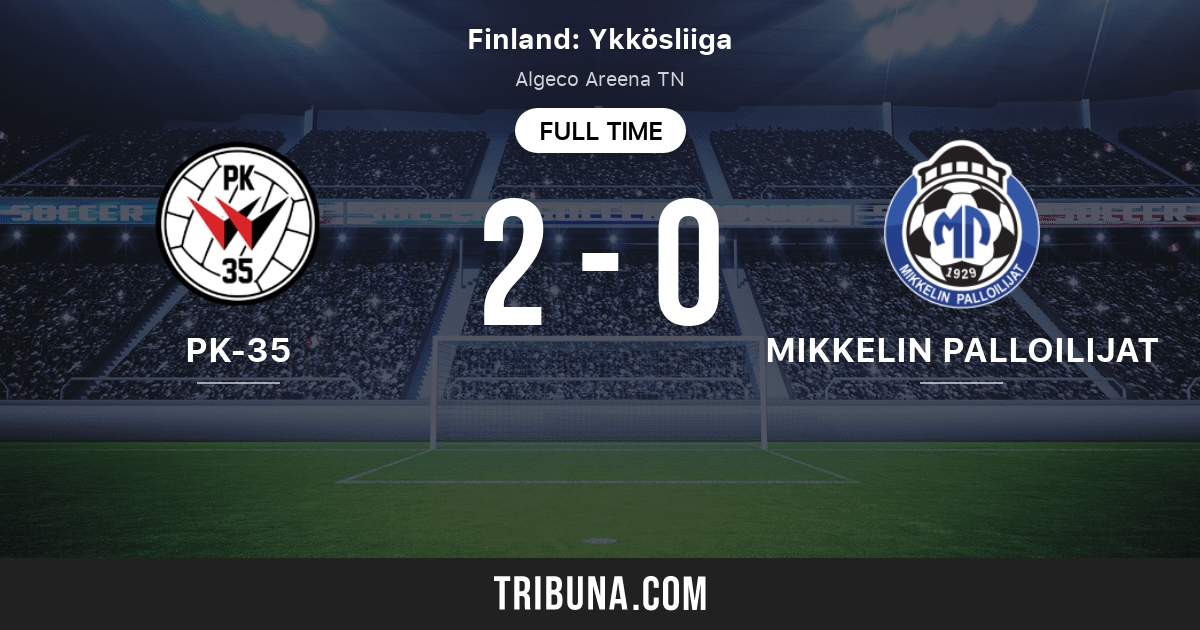 Mikkelin Palloilijat Vs Pk 35 Live Score Stream And H2h Results 9 10 22 Preview Match Mikkelin Palloilijat Vs Pk 35 Team Start Time Tribuna Com Mikkelin Palloilijat Vs Pk 35 Live Score Stream And H2h Results 9 10 22 Preview Match Mikkelin Palloilijat Vs Pk 35 Team Start Time Tribuna Com