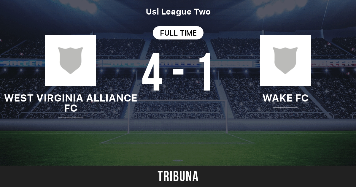 West Virginia Alliance FC vs Wake FC: Match des statistiques face à face -  7/15/2023. Tribuna.com