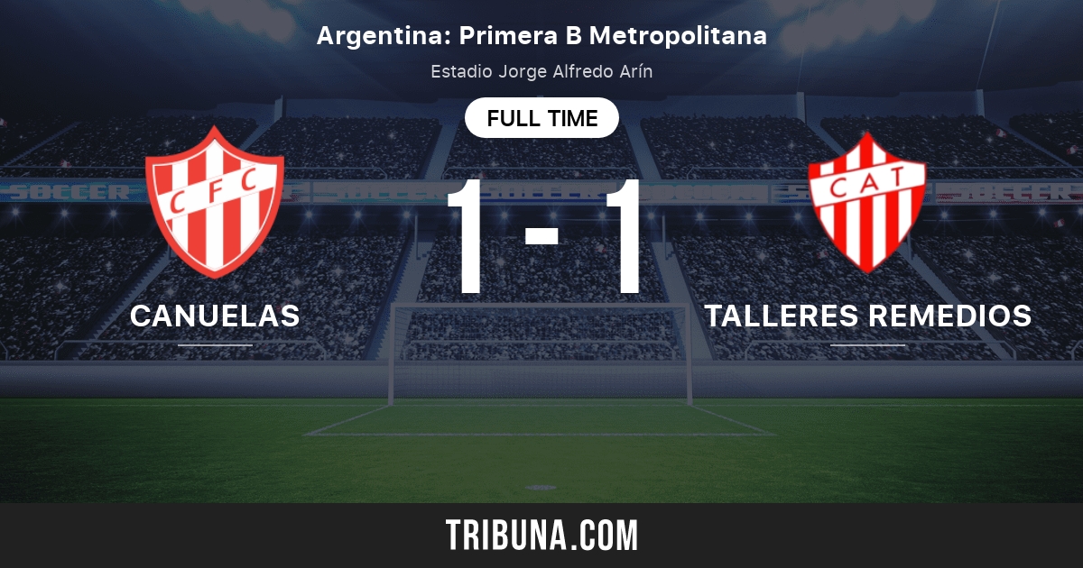 TALLERES RE 1 - CAÑUELAS 3  Cañuelas hizo un gran segundo tiempo y se  quedó con un triunfo