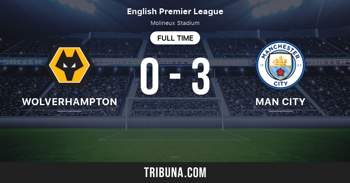 Wolverhampton vs Manchester City Live Score, Stream and H2H results 9