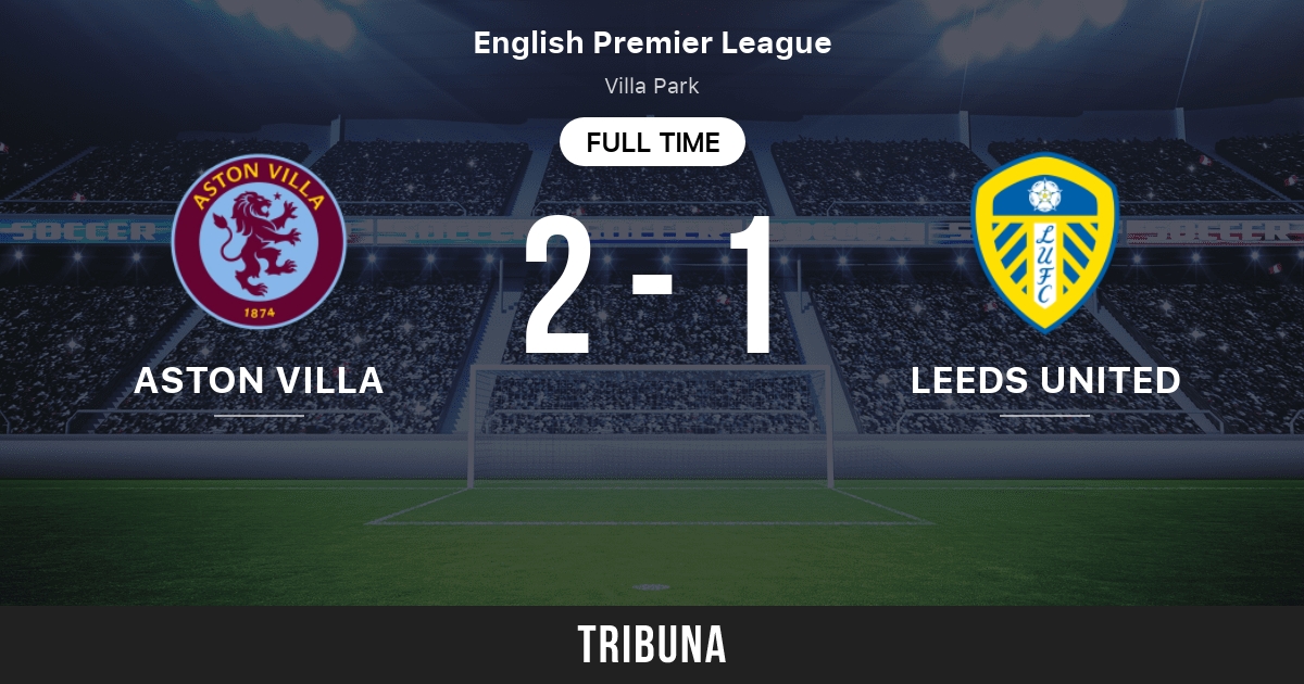 Aston Villa vs Leeds United: Match des statistiques face à face -  1/13/2023. Tribuna.com