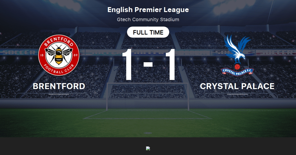 classifica di crystal palace - brentford