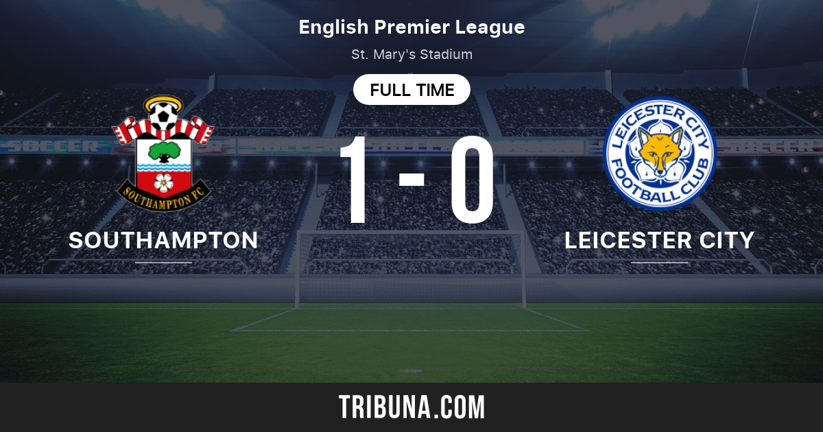 Southampton vs Leicester City Head to Head statistics match 3/4/2023.