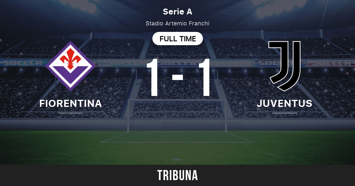 Juventus vs Fiorentina live score, H2H and lineups