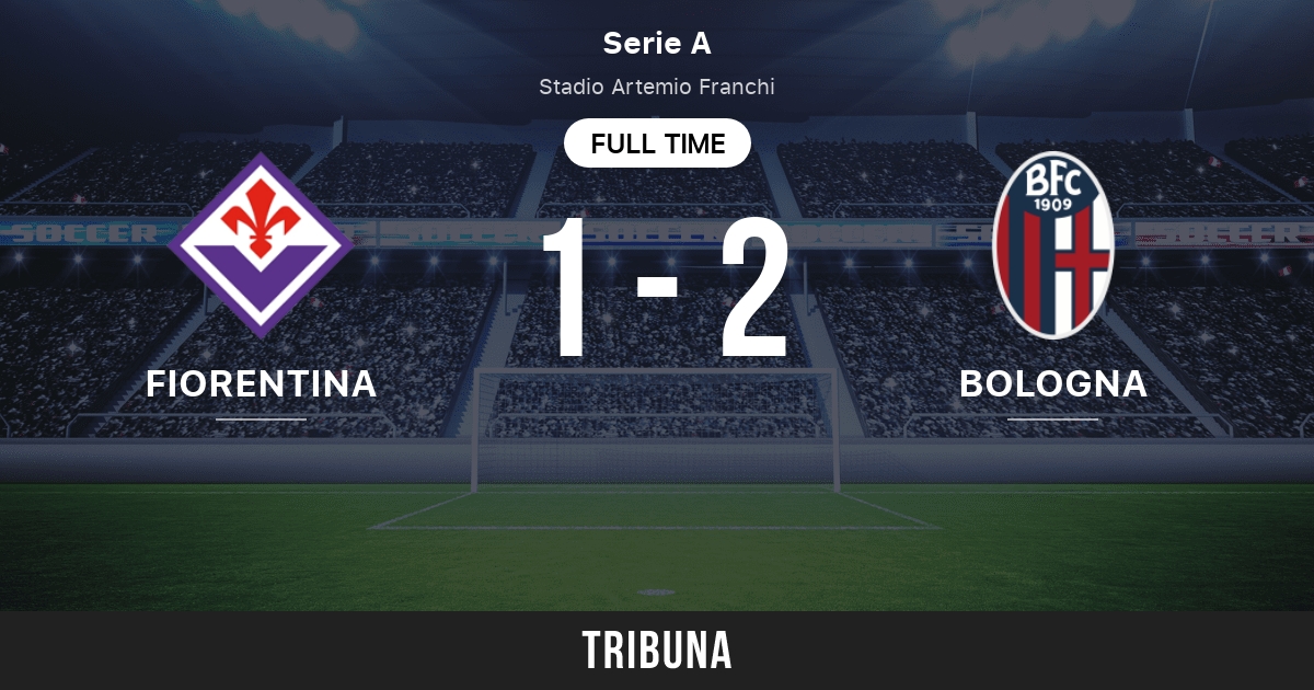 Fiorentina - Bologna placar ao vivo, H2H e escalações