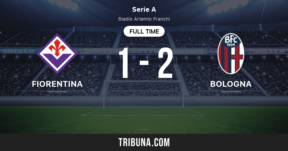 Fiorentina - Bologna placar ao vivo, H2H e escalações