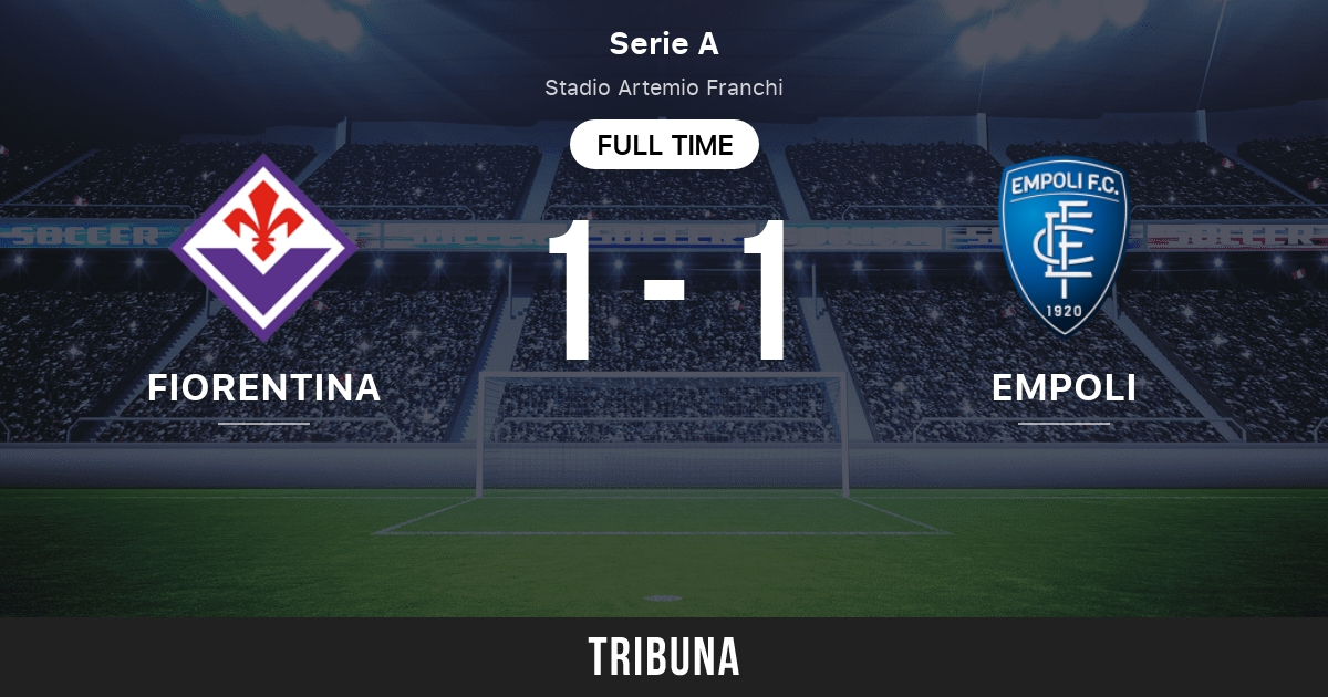 Fiorentina vs Empoli score today - 23.10.2023 - Match result ⊕