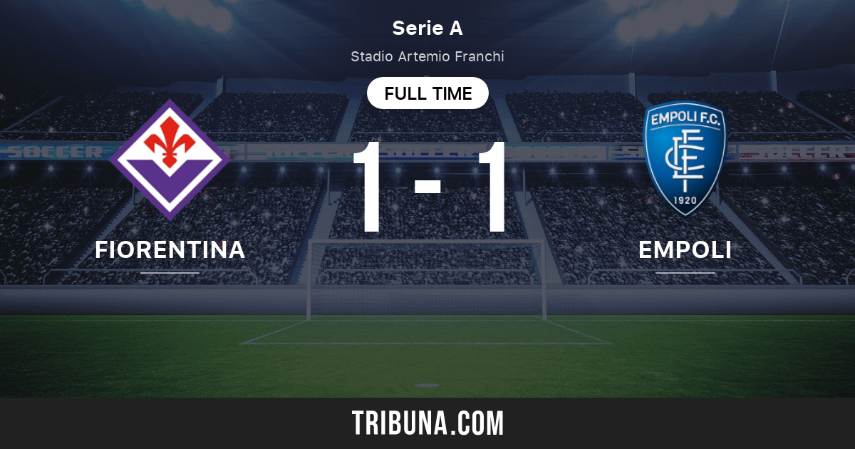 Fiorentina vs Empoli score today - 23.10.2023 - Match result