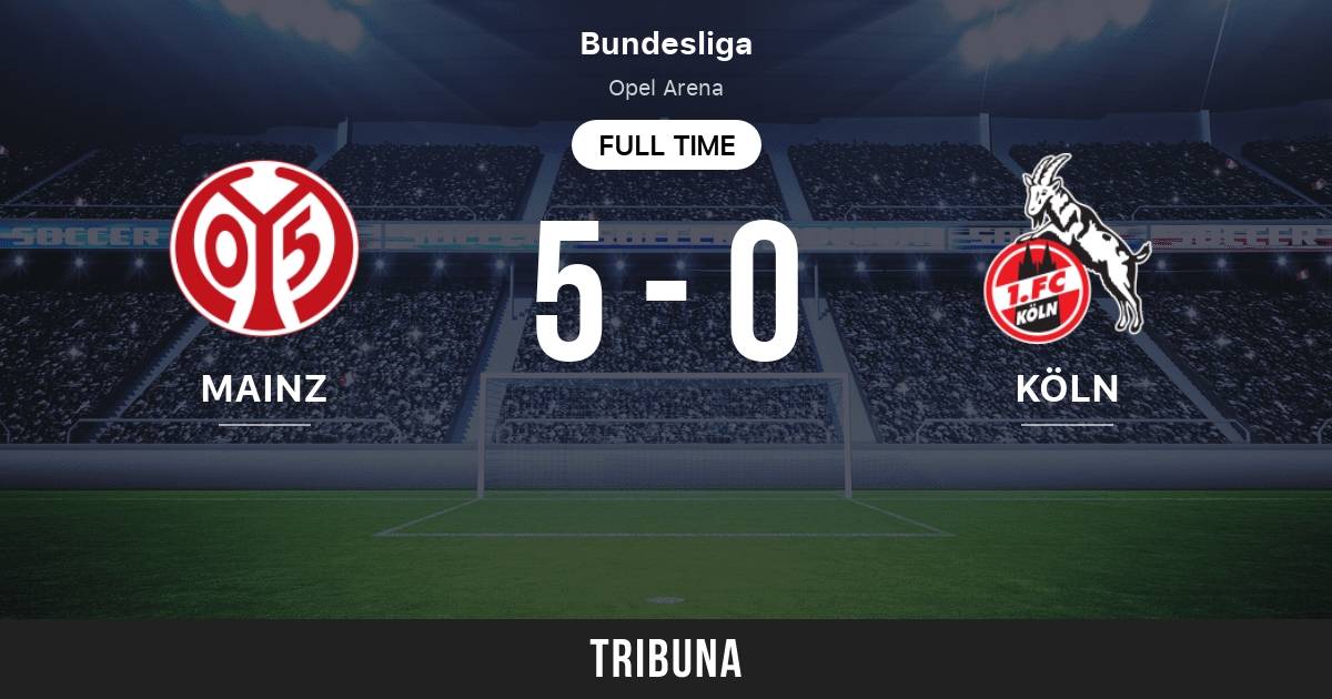 FC Köln vs Mainz 05: Live Score, Stream and H2H results 4/14/2023. Preview  match FC Köln vs Mainz 05, team, start time. Tribuna.com