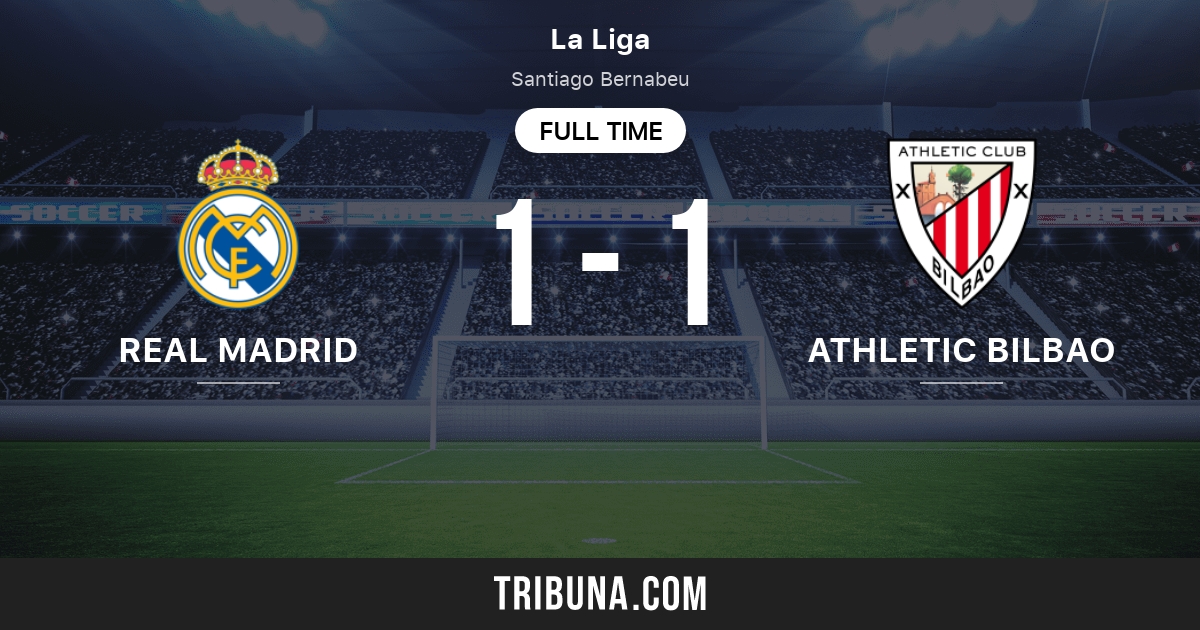 Real Madrid vs Athletic Bilbao Marcador en vivo, Retransmisión y enfrentamientos directos 6/4 Real Madrid vs Athletic Bilbao Marcador en vivo, Retransmisión y enfrentamientos directos 6/4
