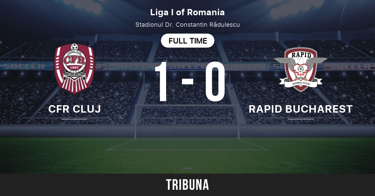 Rapid București vs CFR Cluj: Live Score, Stream and H2H results 5/1/2023.  Preview match Rapid București vs CFR Cluj, team, start time. Tribuna.com