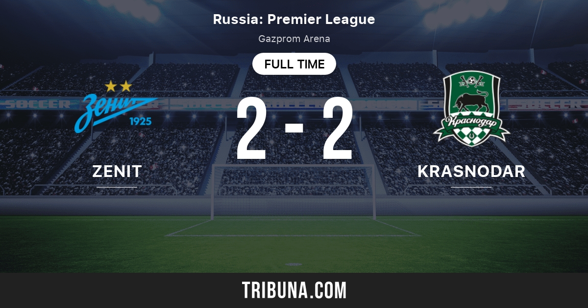 Palpite Zenit x Krasnodar: 11/11/2023 - Campeonato Russo