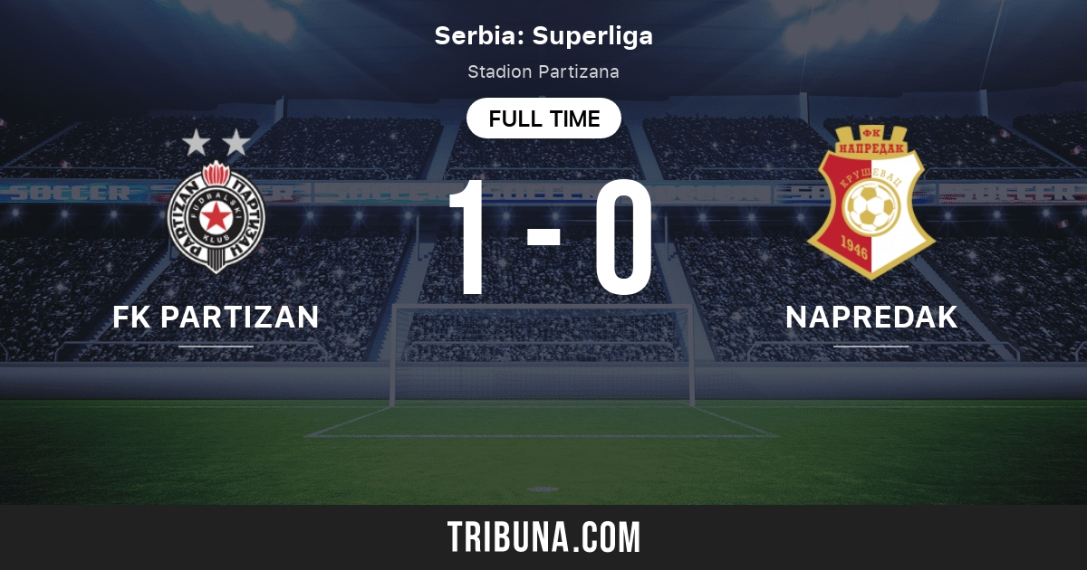 Fudbalski klub Partizan - ⌛KRAJ: FK Napredak 0️⃣:2️⃣ FK Partizan