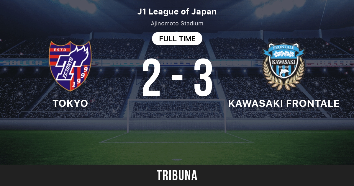 Fc Tokyo Vs Kawasaki Frontale Standings In Japan J1 League 11 4 22