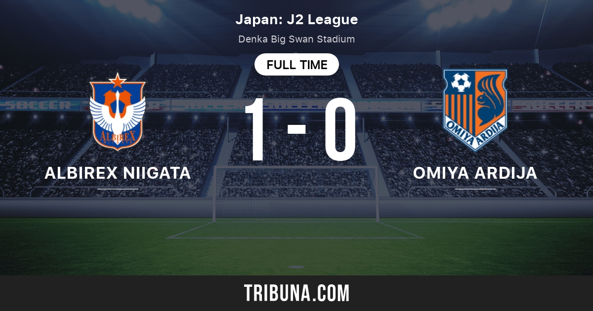 Niigata Albirex Vs Omiya Ardija Standings In J League 2 9 24 22 Niigata Albirex Vs Omiya Ardija Standings In J League 2 9 24 22