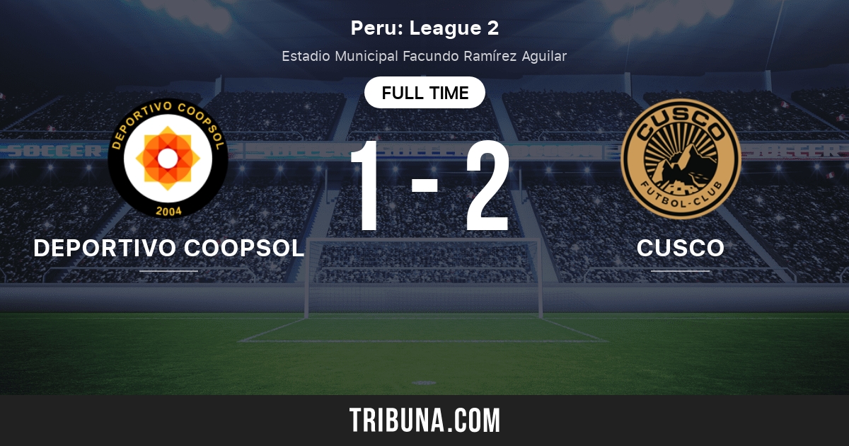 Deportivo Coopsol Vs Real Garcilaso Head To Head Statistics Match 8 27 22 Tribuna Com