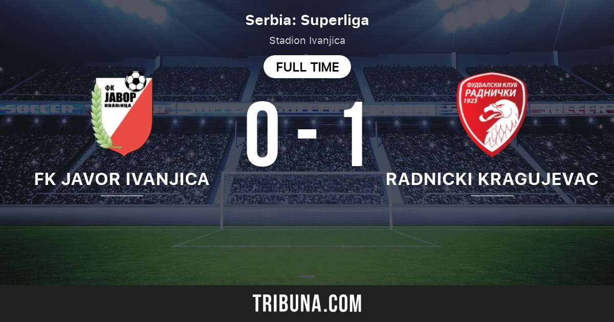 FK Radnicki 1923 Kragujevac 2-0 FK Habitpharm Javor Ivanjica