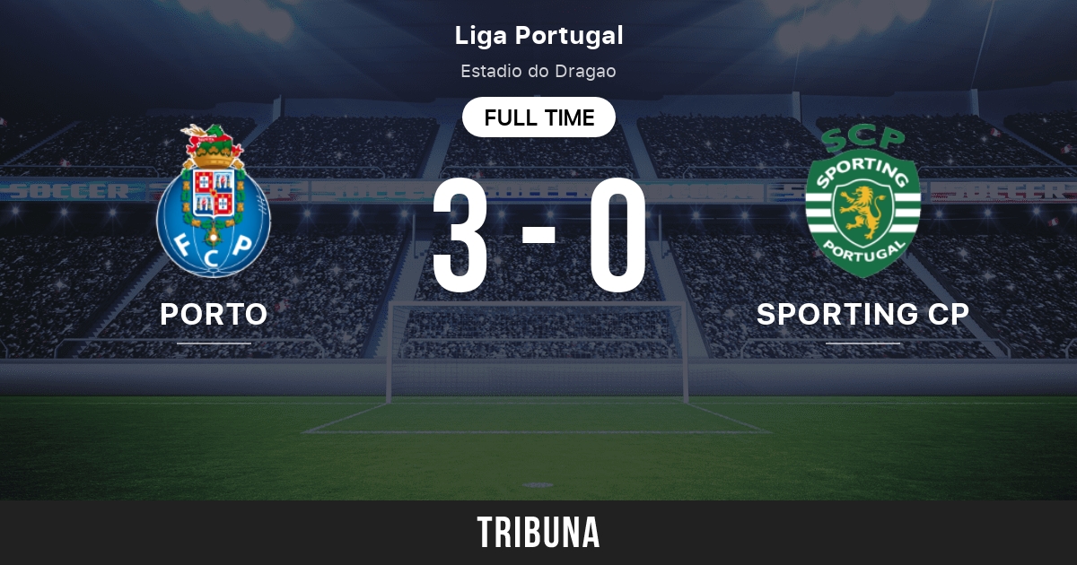 Sporting CP vs Porto: estadísticas del enfrentamiento directo - 2/11/2023.  Tribuna.com