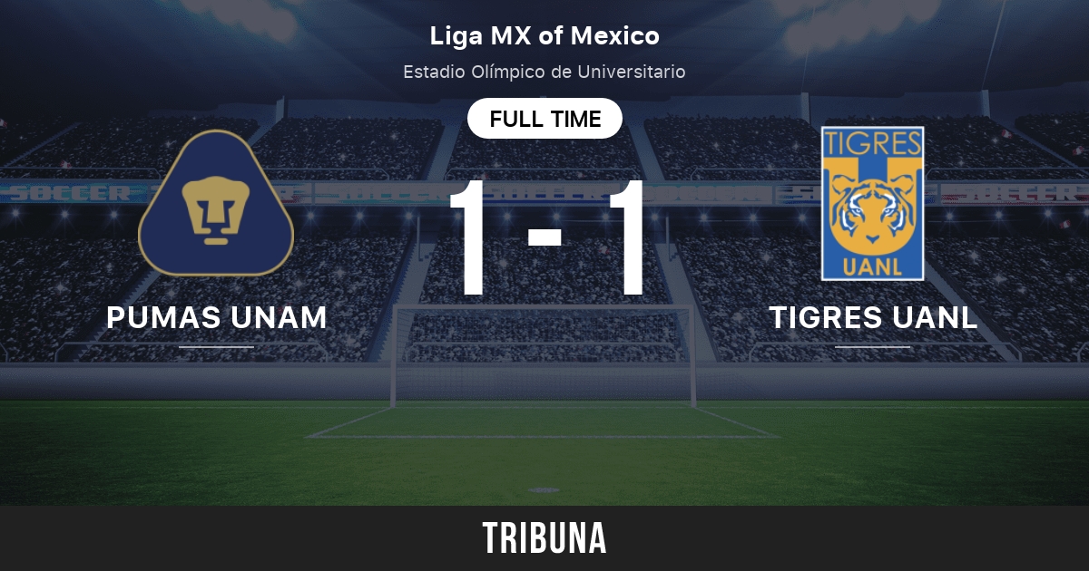 Pumas UNAM vs Tigres UANL: Live Score, Stream and H2H results 8/24/2022.  Preview match Pumas UNAM vs Tigres UANL, team, start time. Tribuna.com