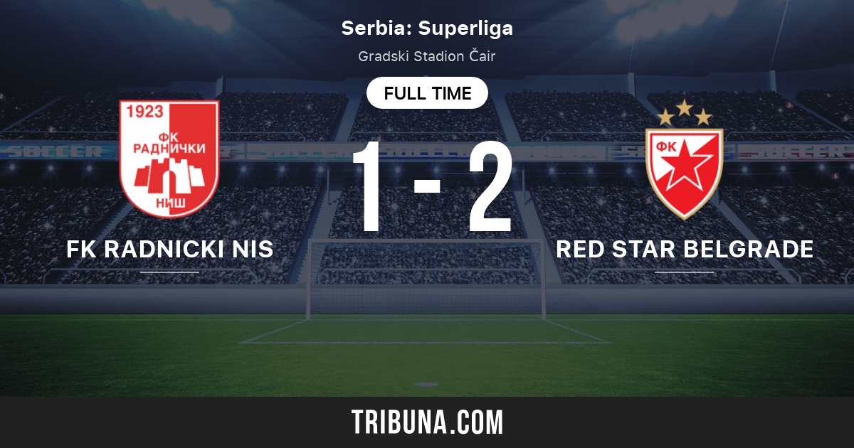 Red Star Belgrade vs FK Radnicki Nis: Live Score, Stream and H2H