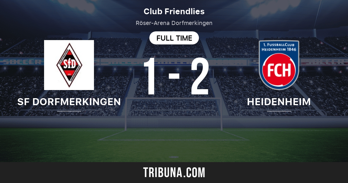 1. FC Heidenheim vs Greuther Fürth, Club Friendly Games