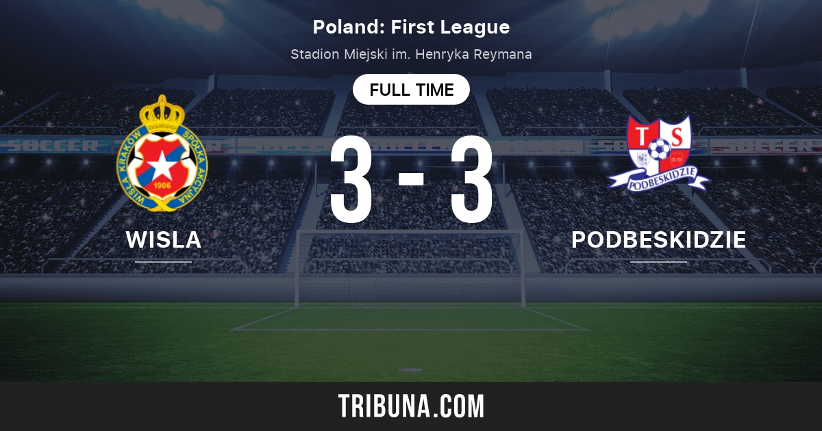 Podbeskidzie v Wisla results, H2H stats