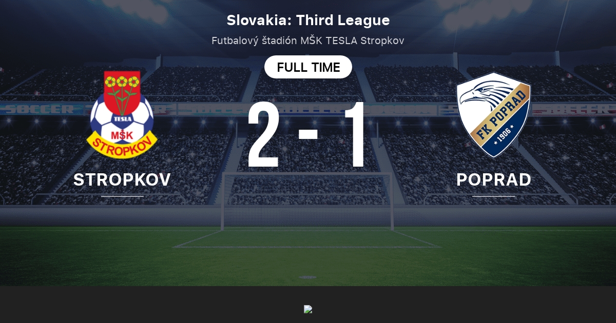 MSK Tesla Stropkov Vs FK Aquacity Poprad Marcador En Vivo msk-tesla-stropkov-vs-fk-aquacity-poprad-marcador-en-vivo