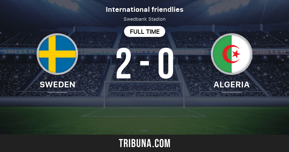 Suède vs Algérie Score en direct, Stream et résultats H2H 11/19/2022
