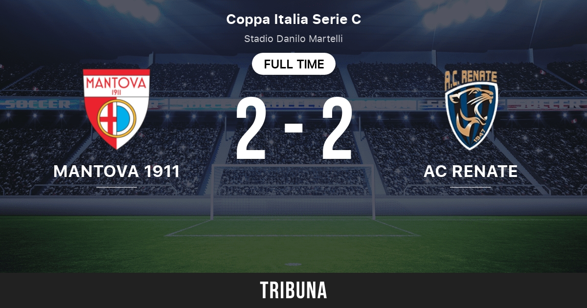 Mantova 1911 vs AC Renate: Live Score, Stream and H2H results 11/2/2022.  Preview match Mantova 1911 vs AC Renate, team, start time. Tribuna.com