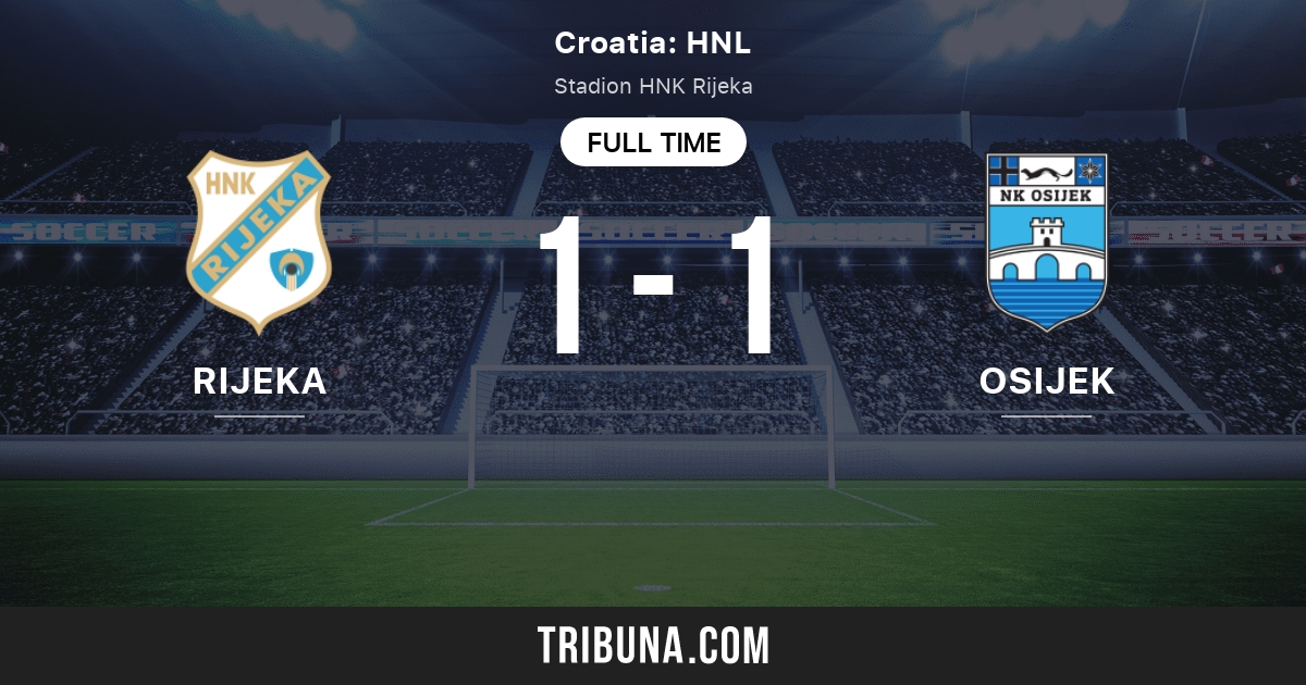 NK Osijek vs Rijeka: Live Score, Stream and H2H results 5/27/2023