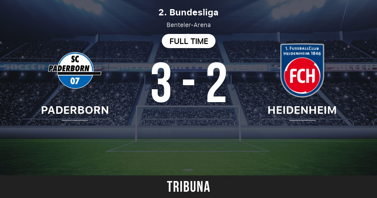 Paderborn vs 1. FC Heidenheim 1846: Live Score, Stream and H2H results  5/14/2023. Preview match Paderborn vs 1. FC Heidenheim 1846, team, start  time. Tribuna.com