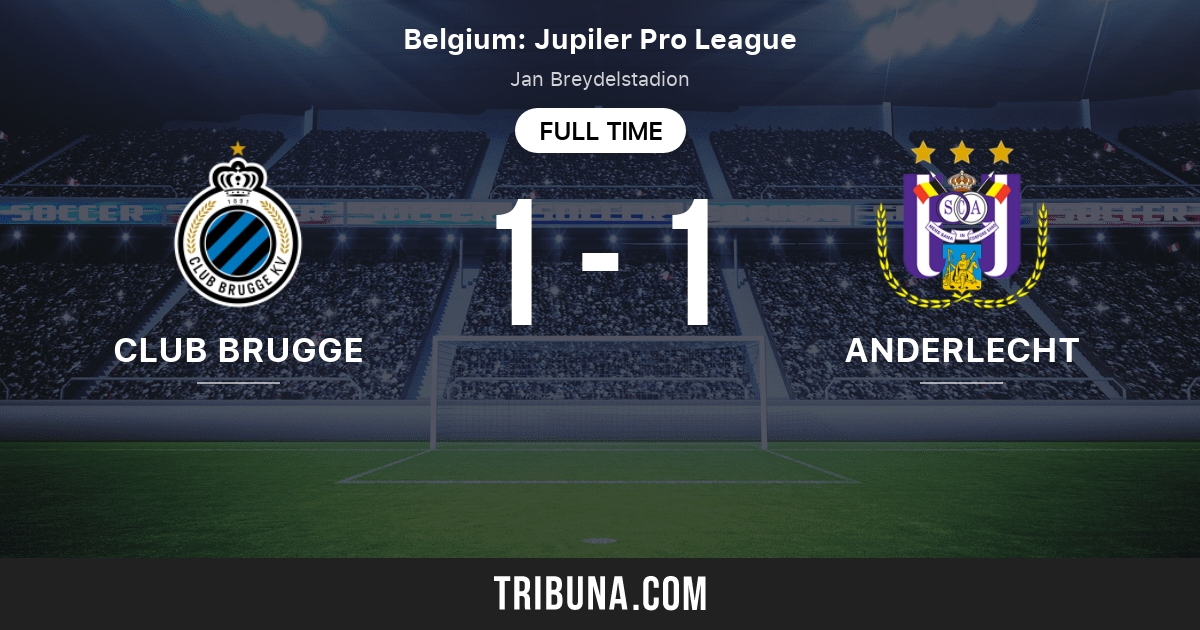 Club Brugge vs Anderlecht Live Score, Stream and H2H results 1/15/2023. Preview match Club