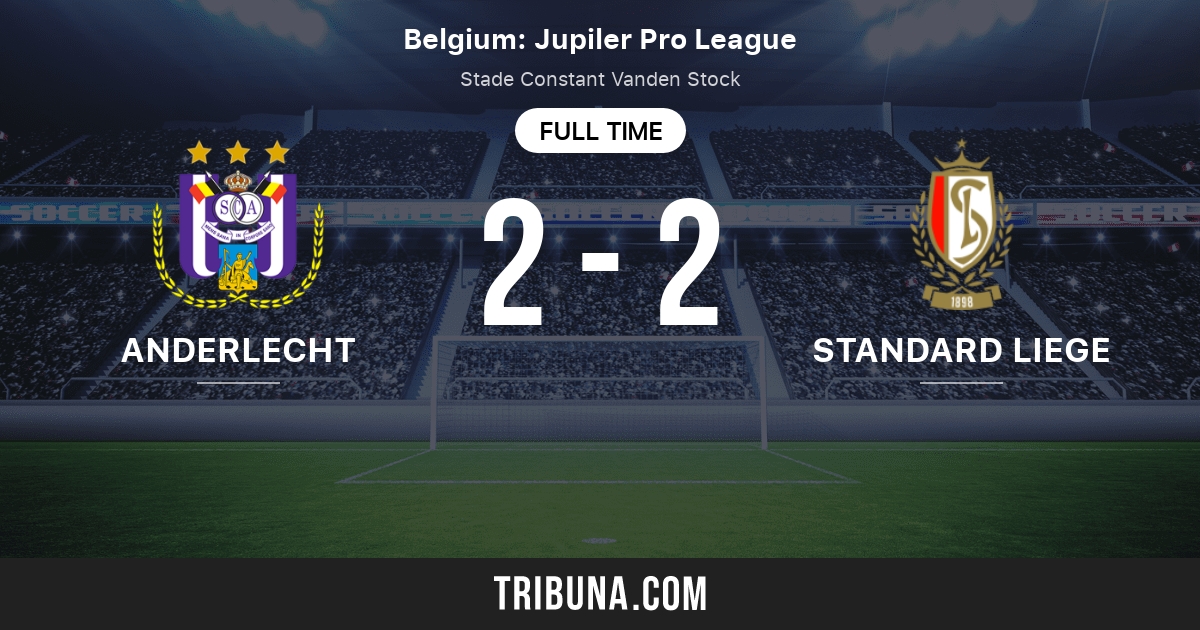 Standard Liege vs. Anderlecht 10/22/23 - Belgian Pro League Live