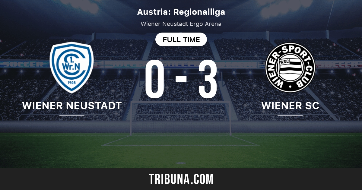 SC Wiener Neustadt vs Wiener Sportklub Live Score, Stream and H2H