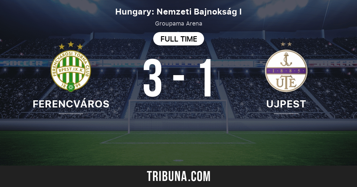 Ferencvarosi TC V Ujpest FC - Hungarian OTP Bank Liga 1-0