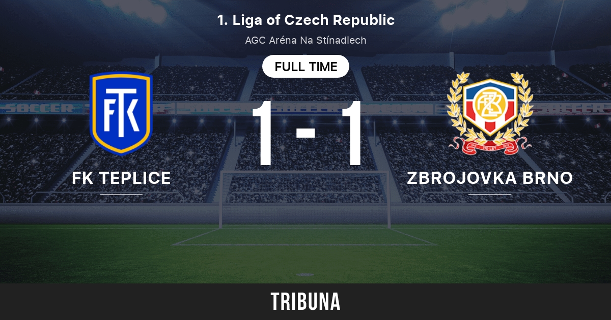 FK Teplice vs Zbrojovka Brno: Live Score, Stream and H2H results 5/24/2023.  Preview match FK Teplice vs Zbrojovka Brno, team, start time. Tribuna.com