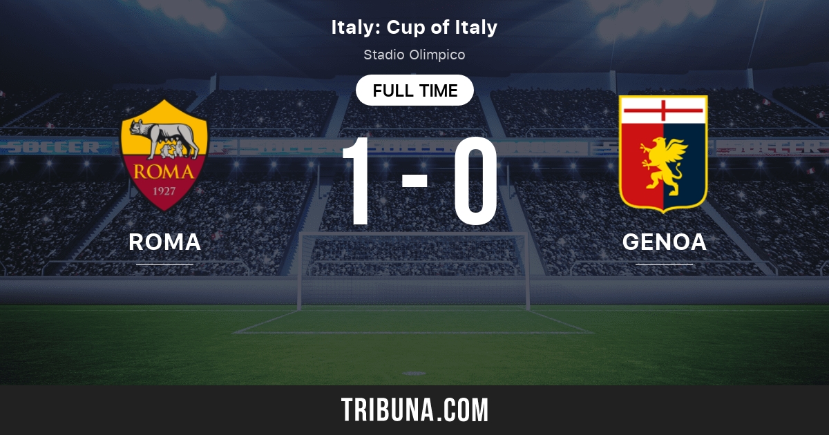 Roma vs Genoa: Live Score, Stream and H2H results 1/12/2023