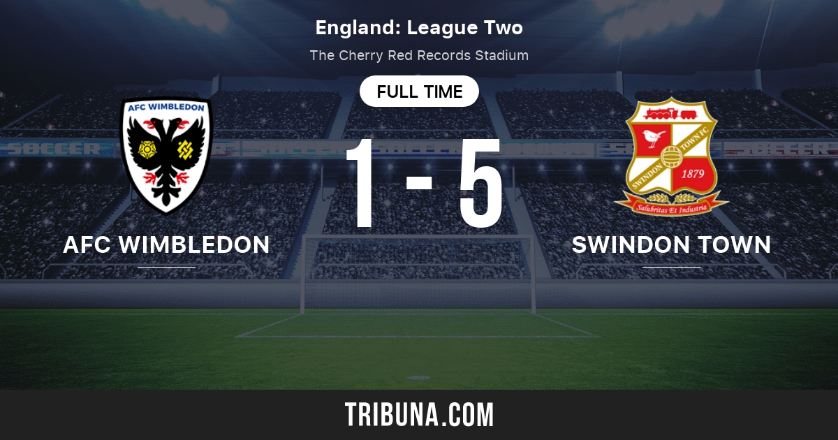 AFC Wimbledon vs Swindon Town Live Score, Stream and H2H results 4/22/2023. Preview match AFC