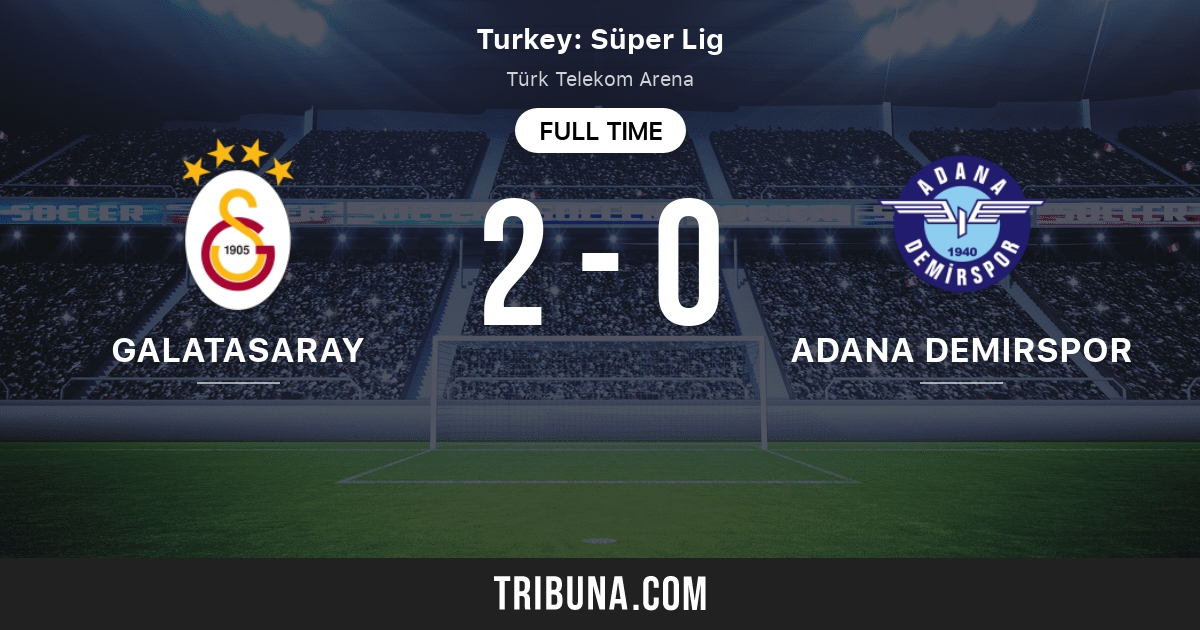 Galatasaray vs Adana Demirspor: Live Score, Stream and H2H results 4/1 ...