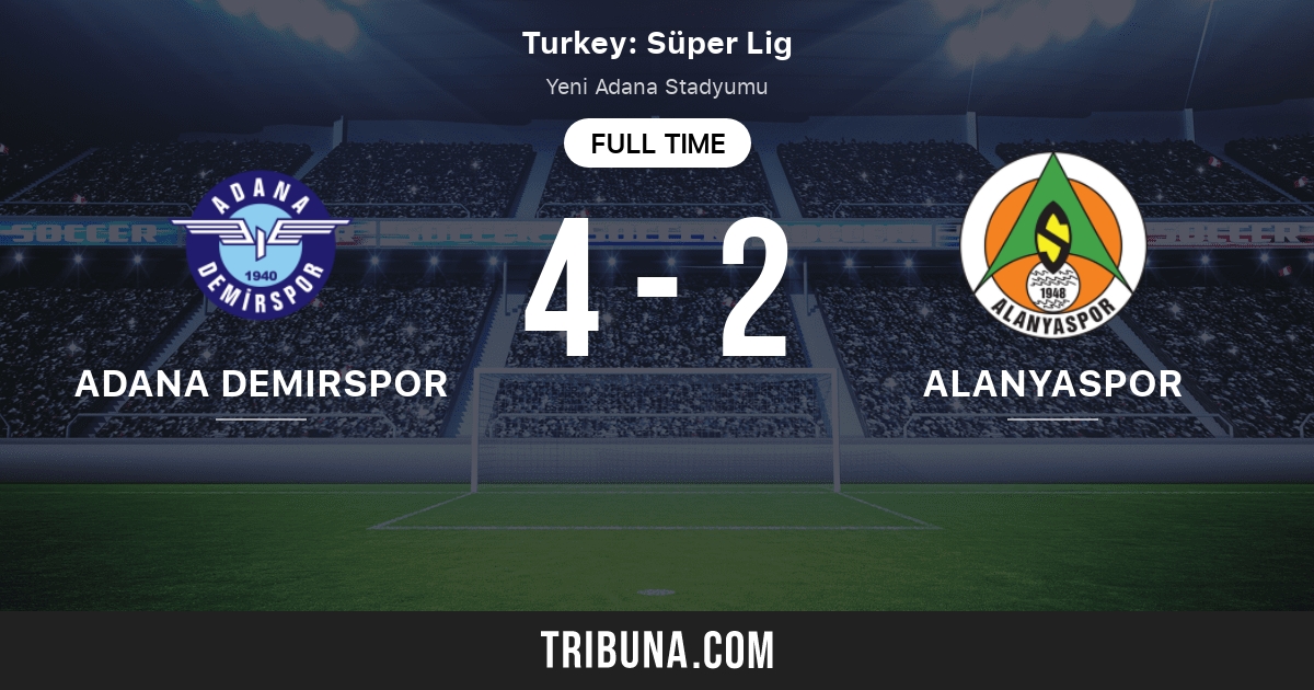 Adana Demirspor vs Alanyaspor: Live Score, Stream and H2H results 5/6 ...