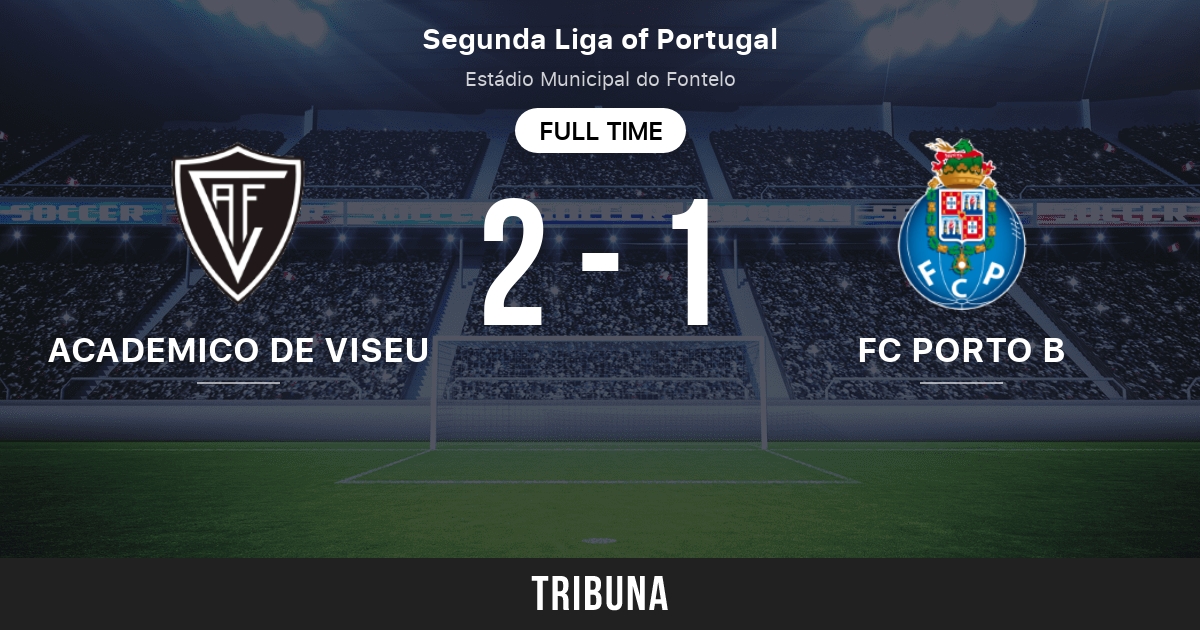 Academico de Viseu vs FC Porto B: Live Score, Stream and H2H results  4/6/2024. Preview match Academico de Viseu vs FC Porto B, team, start time.  Tribuna.com