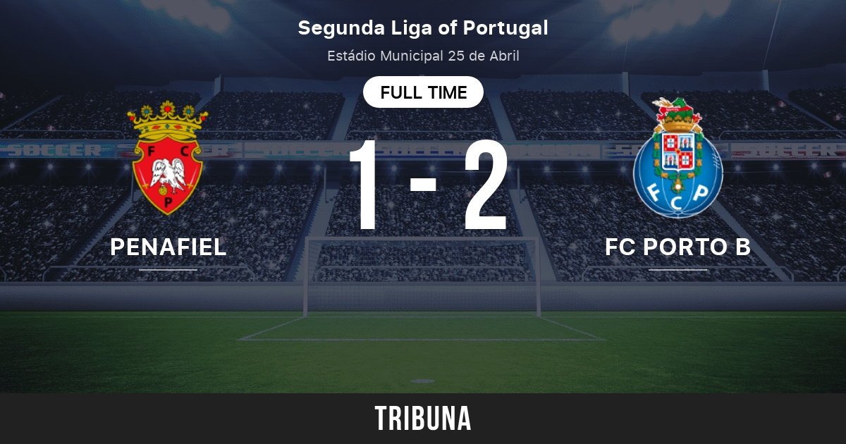 FC Porto B vs Penafiel: Live Score, Stream and H2H results 3/29/2024.  Preview match FC Porto B vs Penafiel, team, start time. Tribuna.com