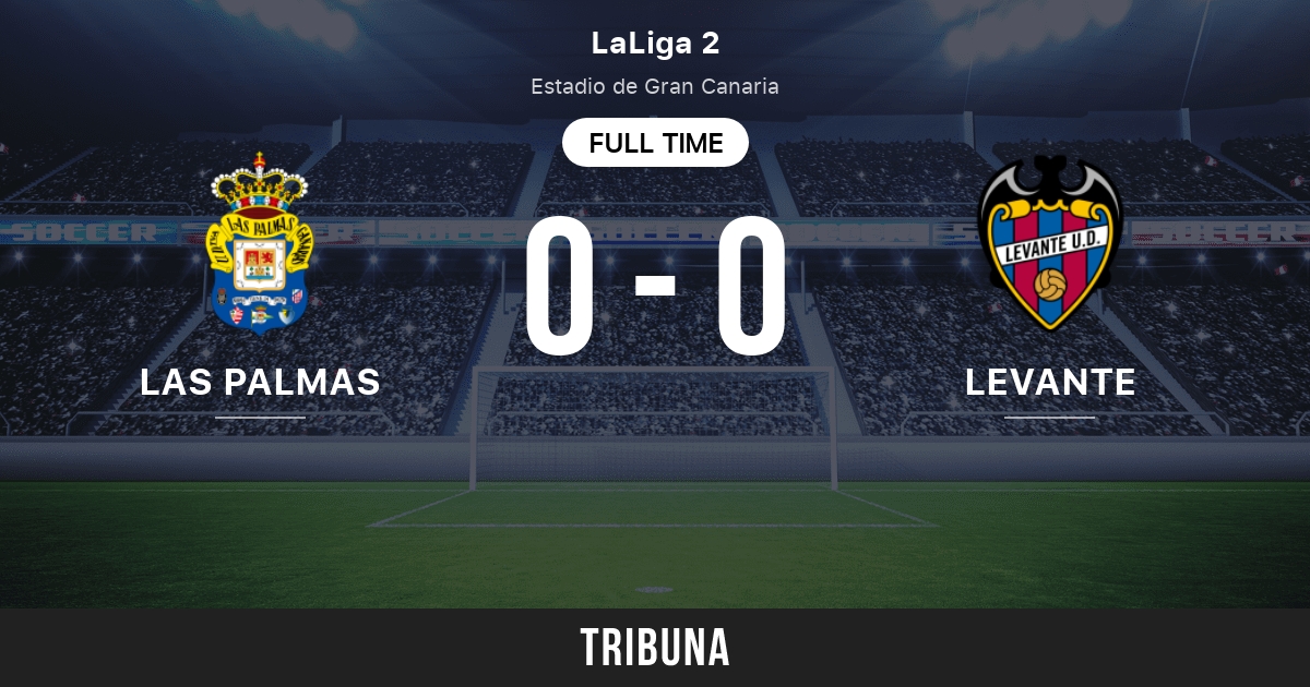 Las Palmas vs Levante: Score en direct, Stream et résultats H2H 4/22/2023.  Avant-match Las Palmas vs Levante, équipe, heure de début. Tribuna.com