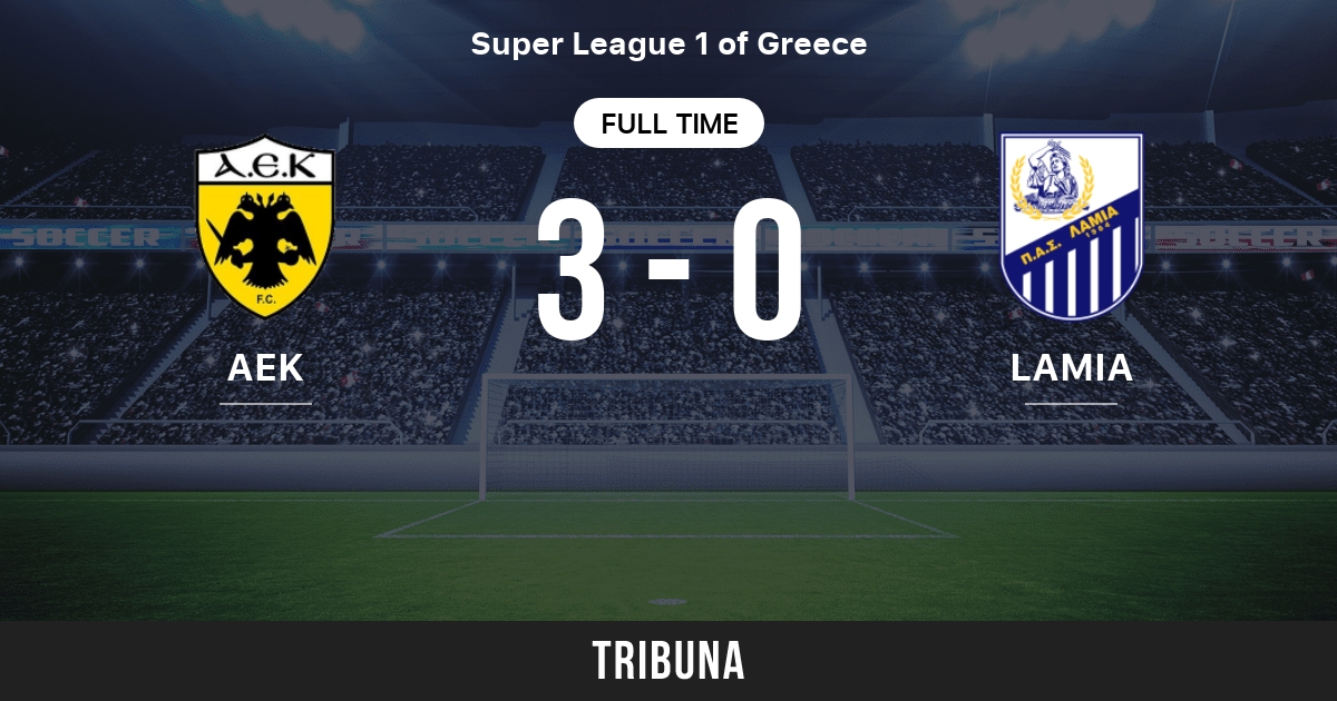 AEK Athens vs Lamia: Live Score, Stream and H2H results 11/12/2023. Preview  match AEK Athens vs Lamia, team, start time. Tribuna.com