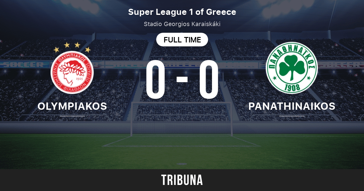 Olympiakos vs Panathinaikos: Live Score, Stream and H2H results 5/8/2023.  Preview match Olympiakos vs Panathinaikos, team, start time. Tribuna.com